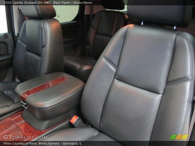 Black Raven / Ebony/Ebony 2009 Cadillac Escalade ESV AWD