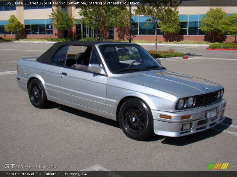 Front 3/4 View of 1991 3 Series 325i M Technic Convertible
