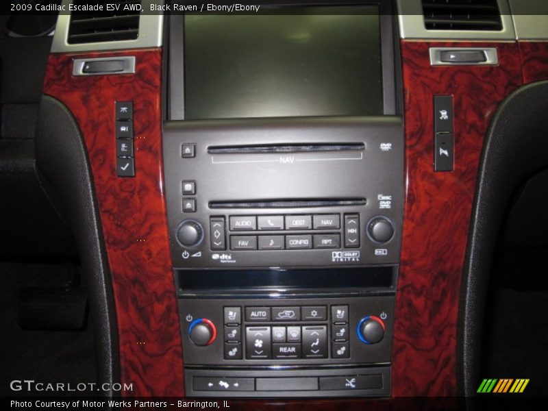 Black Raven / Ebony/Ebony 2009 Cadillac Escalade ESV AWD