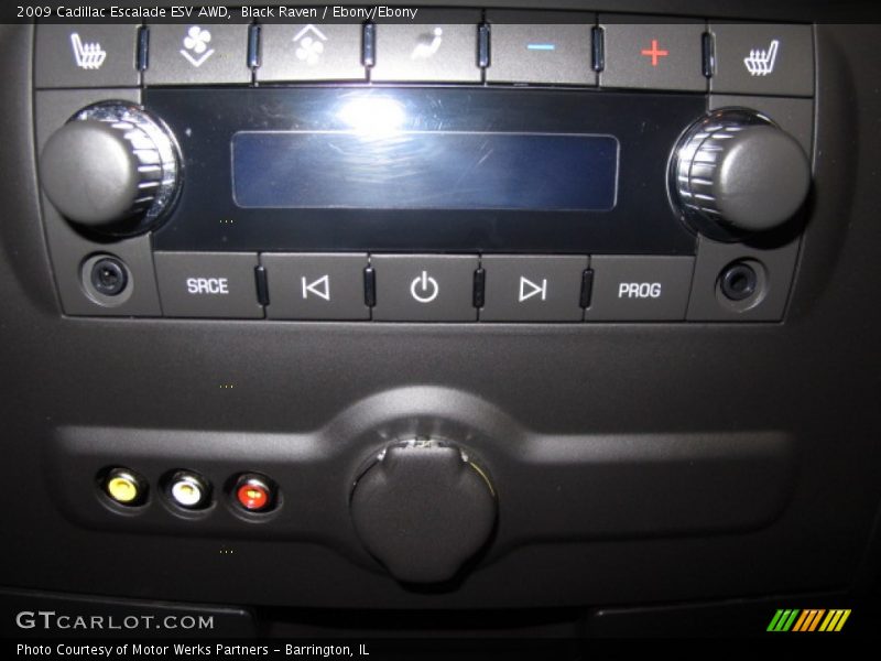 Black Raven / Ebony/Ebony 2009 Cadillac Escalade ESV AWD