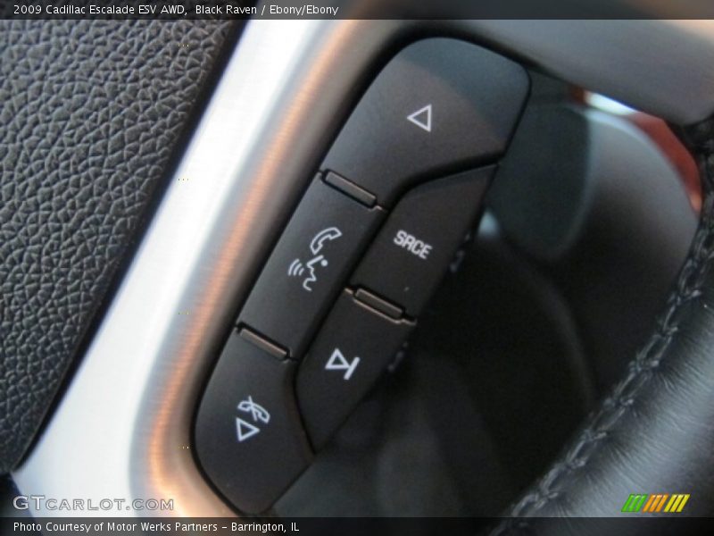 Black Raven / Ebony/Ebony 2009 Cadillac Escalade ESV AWD