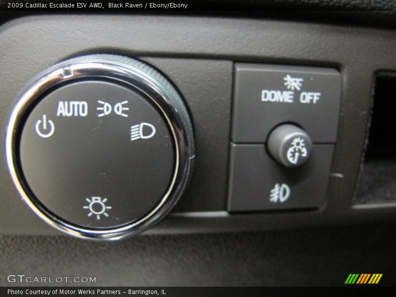 Black Raven / Ebony/Ebony 2009 Cadillac Escalade ESV AWD