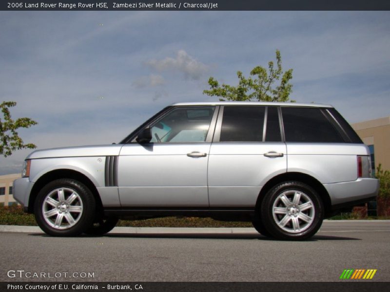 Zambezi Silver Metallic / Charcoal/Jet 2006 Land Rover Range Rover HSE