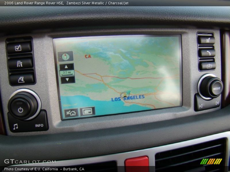 Zambezi Silver Metallic / Charcoal/Jet 2006 Land Rover Range Rover HSE