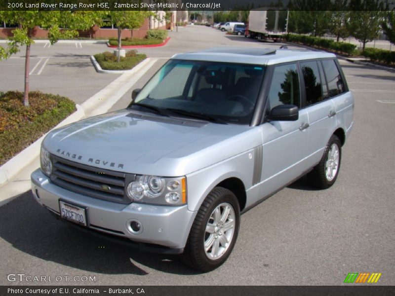 Zambezi Silver Metallic / Charcoal/Jet 2006 Land Rover Range Rover HSE
