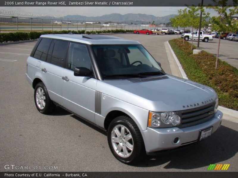 Zambezi Silver Metallic / Charcoal/Jet 2006 Land Rover Range Rover HSE