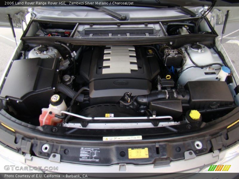 Zambezi Silver Metallic / Charcoal/Jet 2006 Land Rover Range Rover HSE