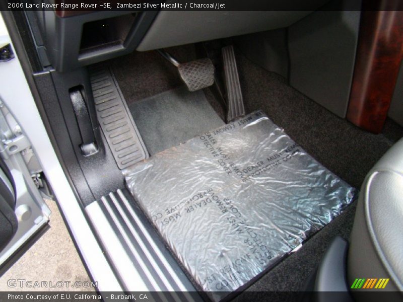 Zambezi Silver Metallic / Charcoal/Jet 2006 Land Rover Range Rover HSE