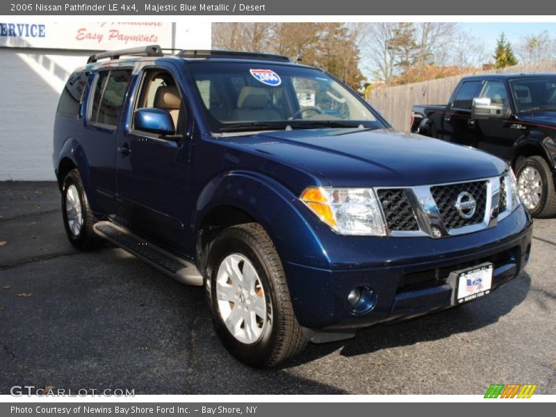Majestic Blue Metallic / Desert 2006 Nissan Pathfinder LE 4x4