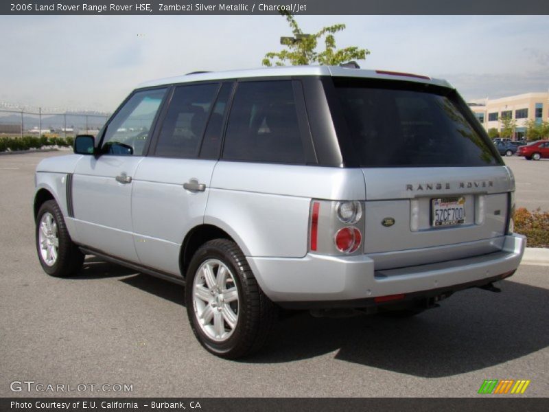 Zambezi Silver Metallic / Charcoal/Jet 2006 Land Rover Range Rover HSE