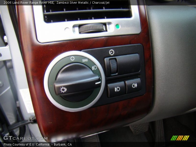 Zambezi Silver Metallic / Charcoal/Jet 2006 Land Rover Range Rover HSE