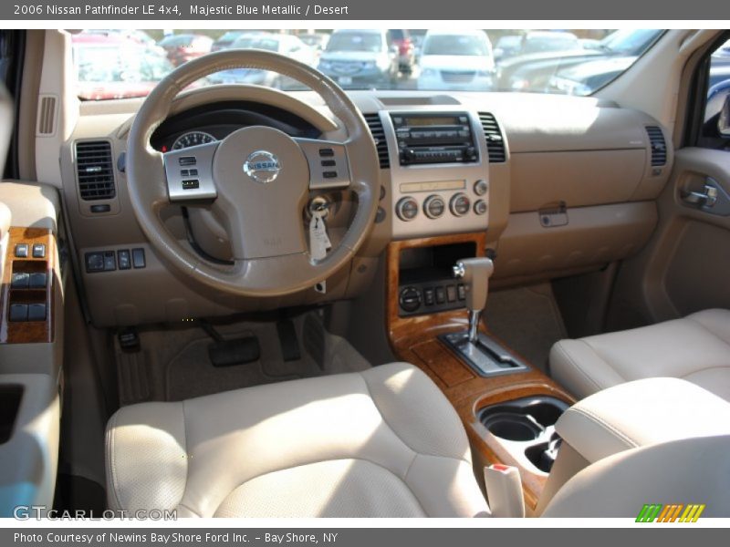 Majestic Blue Metallic / Desert 2006 Nissan Pathfinder LE 4x4