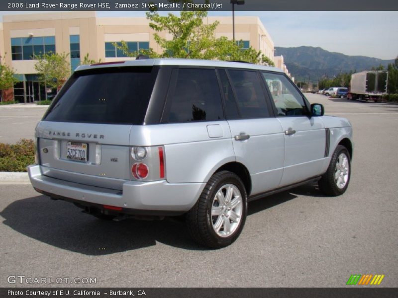 Zambezi Silver Metallic / Charcoal/Jet 2006 Land Rover Range Rover HSE