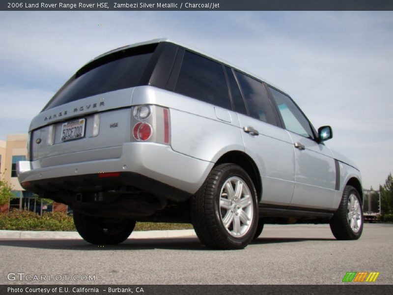 Zambezi Silver Metallic / Charcoal/Jet 2006 Land Rover Range Rover HSE