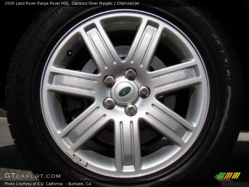 Zambezi Silver Metallic / Charcoal/Jet 2006 Land Rover Range Rover HSE