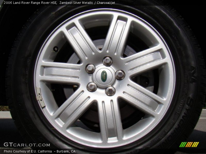 Zambezi Silver Metallic / Charcoal/Jet 2006 Land Rover Range Rover HSE