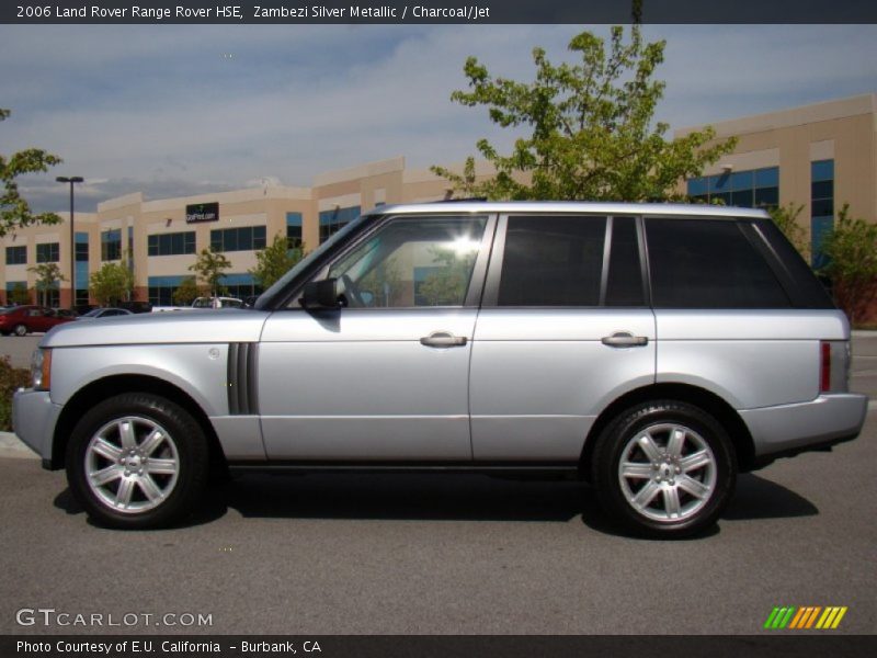 Zambezi Silver Metallic / Charcoal/Jet 2006 Land Rover Range Rover HSE