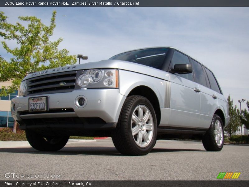 Zambezi Silver Metallic / Charcoal/Jet 2006 Land Rover Range Rover HSE