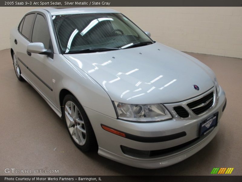 Silver Metallic / Slate Gray 2005 Saab 9-3 Arc Sport Sedan