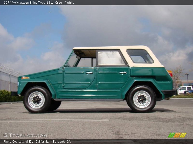 Green / White 1974 Volkswagen Thing Type 181