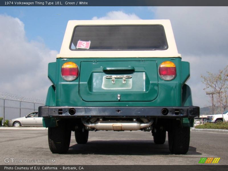 Green / White 1974 Volkswagen Thing Type 181