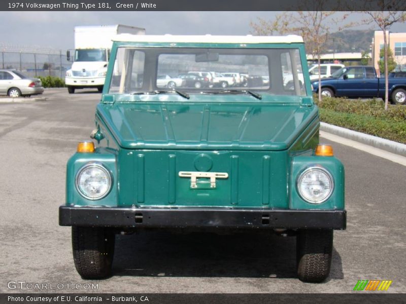 Green / White 1974 Volkswagen Thing Type 181
