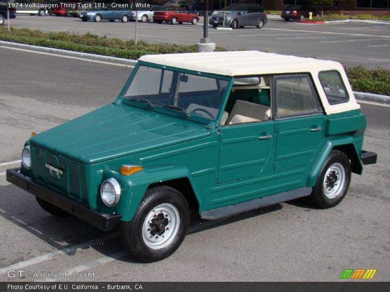 Green / White 1974 Volkswagen Thing Type 181