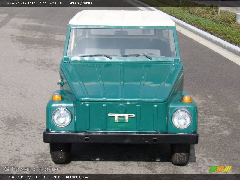 Green / White 1974 Volkswagen Thing Type 181