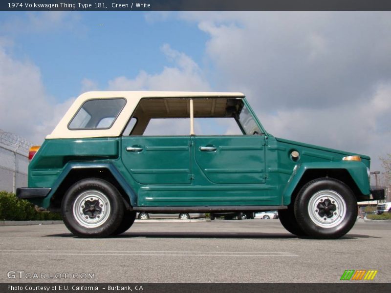 Green / White 1974 Volkswagen Thing Type 181