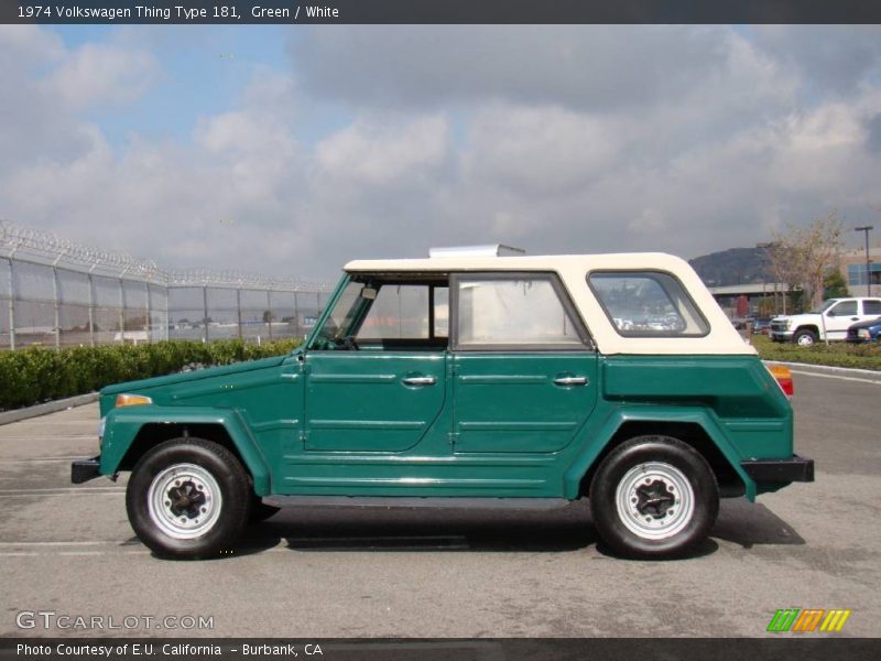 Green / White 1974 Volkswagen Thing Type 181