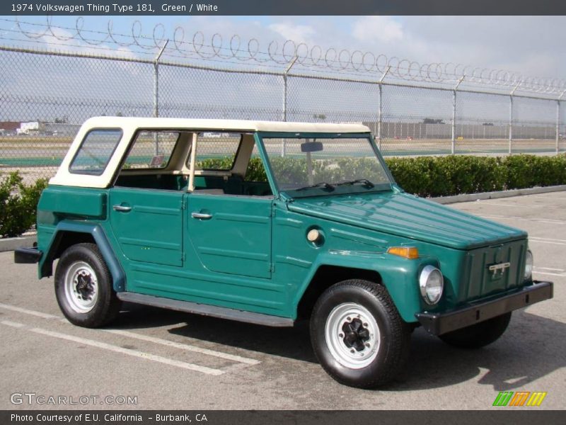 Green / White 1974 Volkswagen Thing Type 181