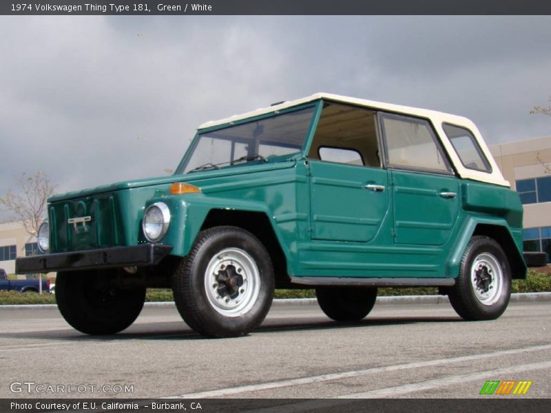 Green / White 1974 Volkswagen Thing Type 181