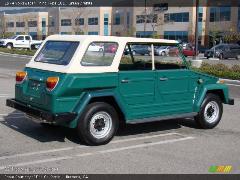 Green / White 1974 Volkswagen Thing Type 181