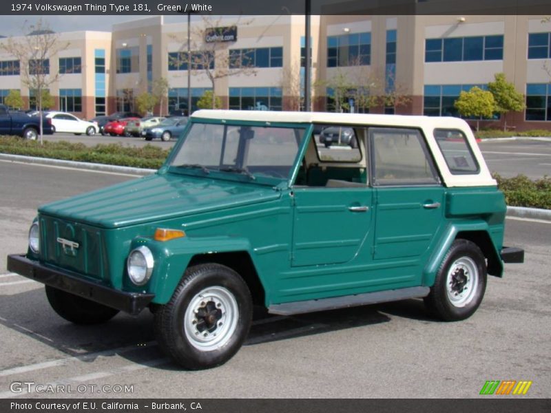 Green / White 1974 Volkswagen Thing Type 181