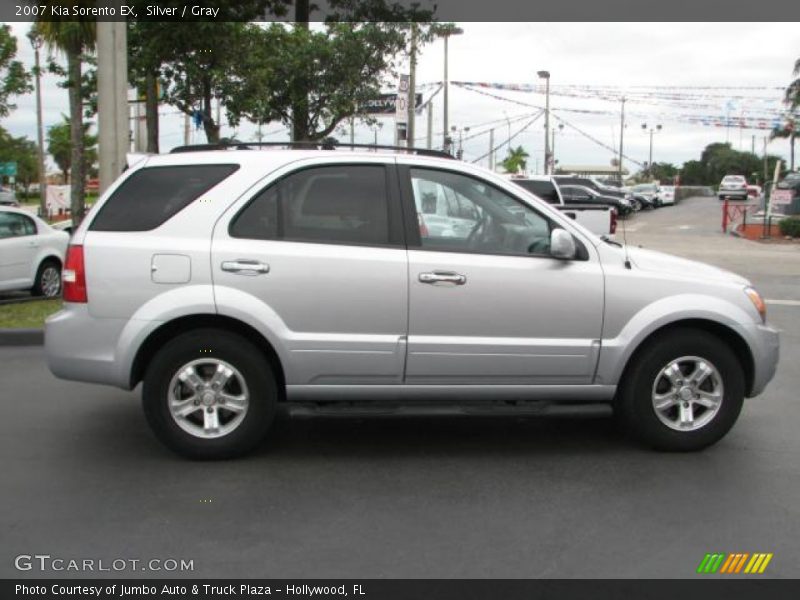 Silver / Gray 2007 Kia Sorento EX