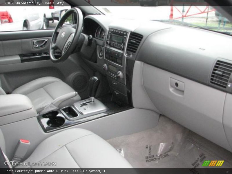 Silver / Gray 2007 Kia Sorento EX