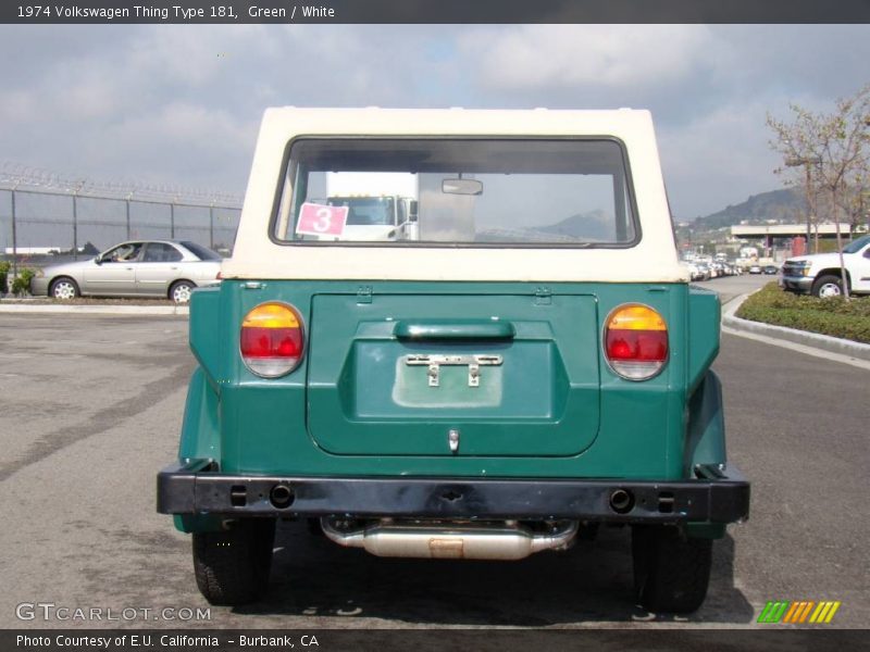 Green / White 1974 Volkswagen Thing Type 181