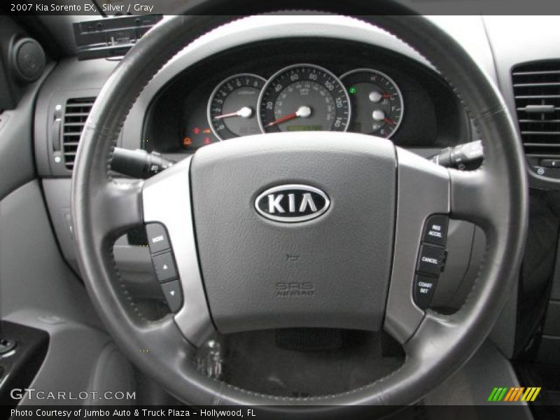 Silver / Gray 2007 Kia Sorento EX