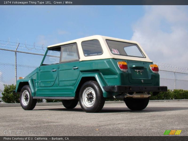 Green / White 1974 Volkswagen Thing Type 181