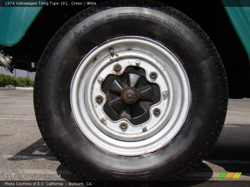 Green / White 1974 Volkswagen Thing Type 181