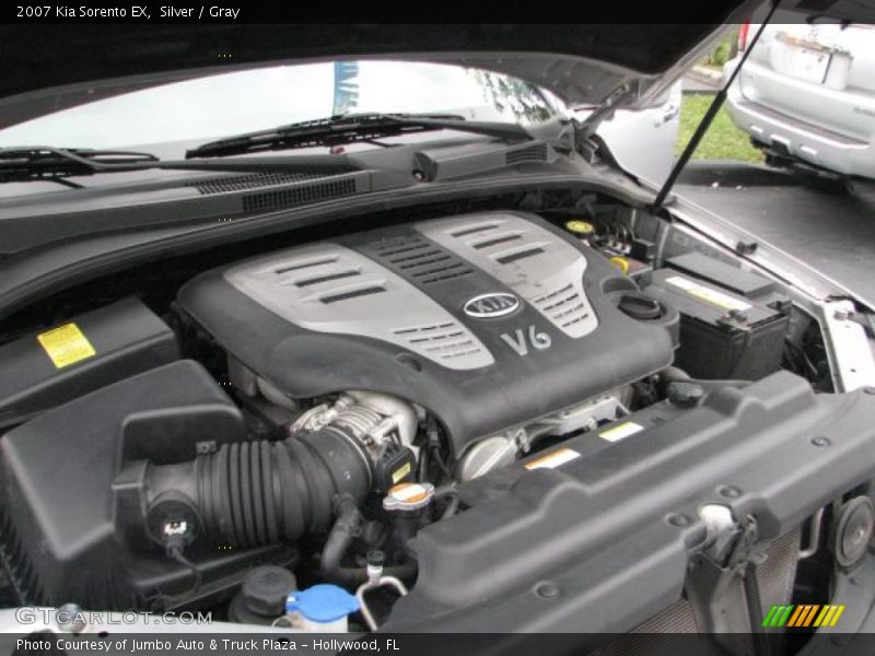 Silver / Gray 2007 Kia Sorento EX