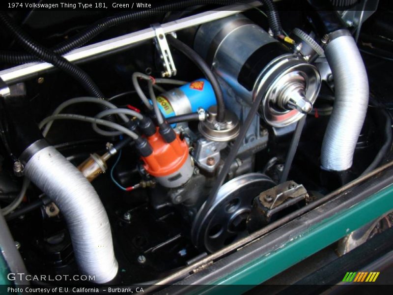 Green / White 1974 Volkswagen Thing Type 181