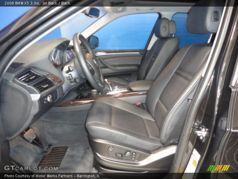 Jet Black / Black 2008 BMW X5 3.0si