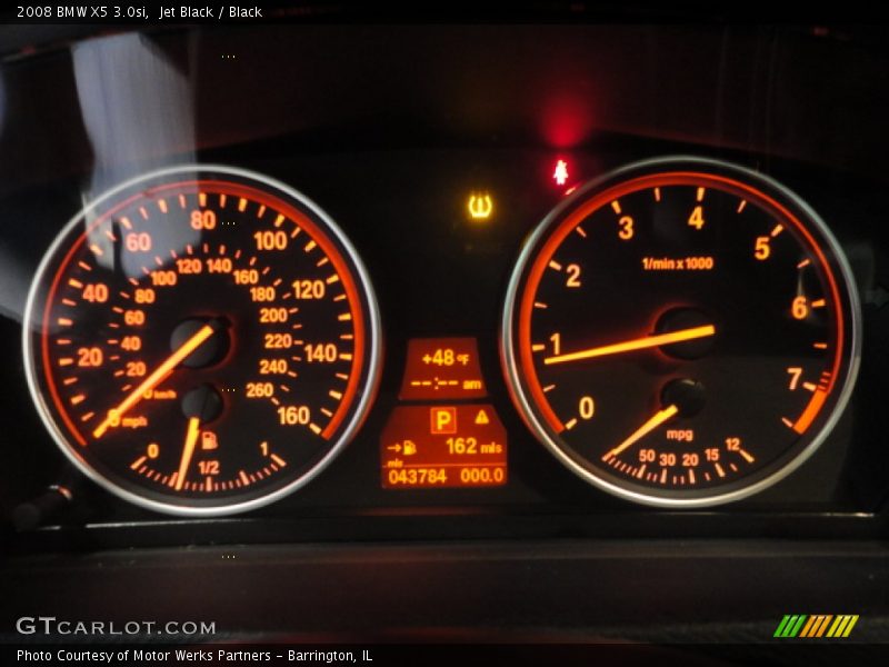 Jet Black / Black 2008 BMW X5 3.0si