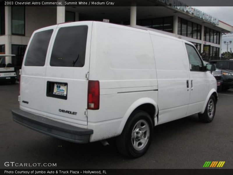 Summit White / Medium Gray 2003 Chevrolet Astro Commercial