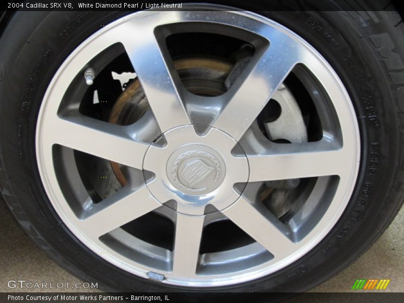 White Diamond Pearl / Light Neutral 2004 Cadillac SRX V8