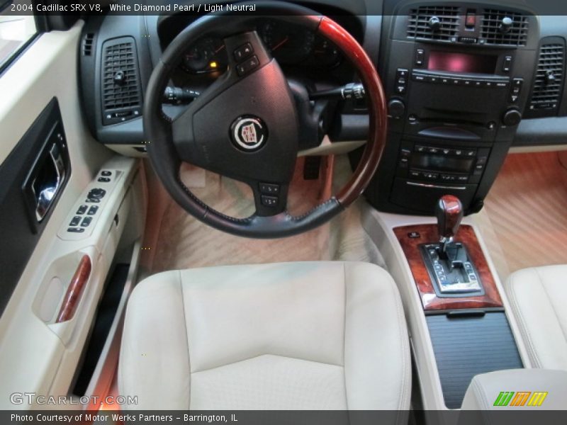 White Diamond Pearl / Light Neutral 2004 Cadillac SRX V8