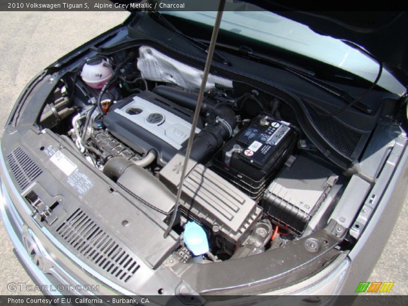 Alpine Grey Metallic / Charcoal 2010 Volkswagen Tiguan S