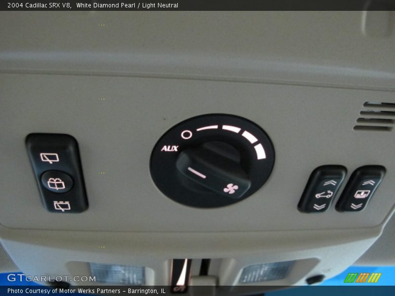 Controls of 2004 SRX V8