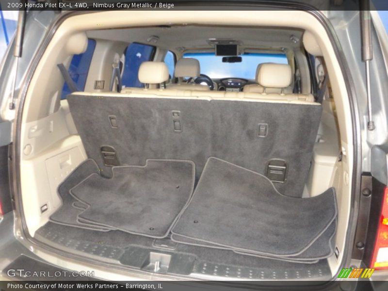 Nimbus Gray Metallic / Beige 2009 Honda Pilot EX-L 4WD